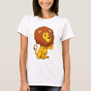 Camiseta Leão com Curls