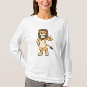 Camiseta Leão com escova de dentes