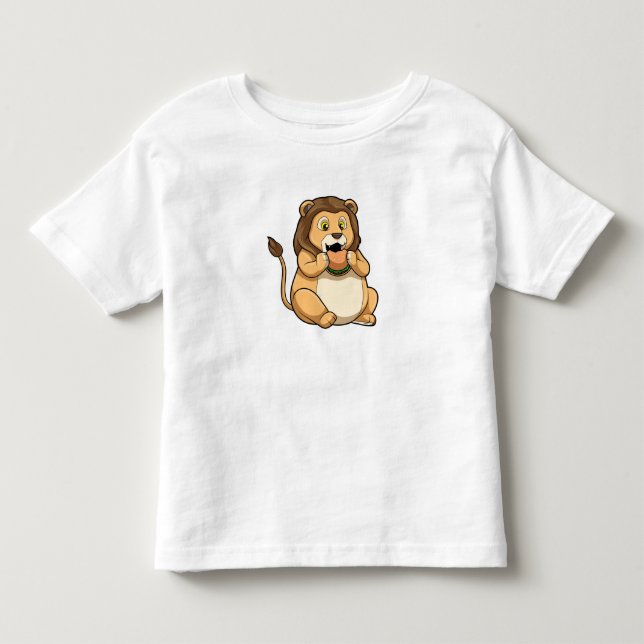 Camiseta Leão com Hambúrguer (Frente)
