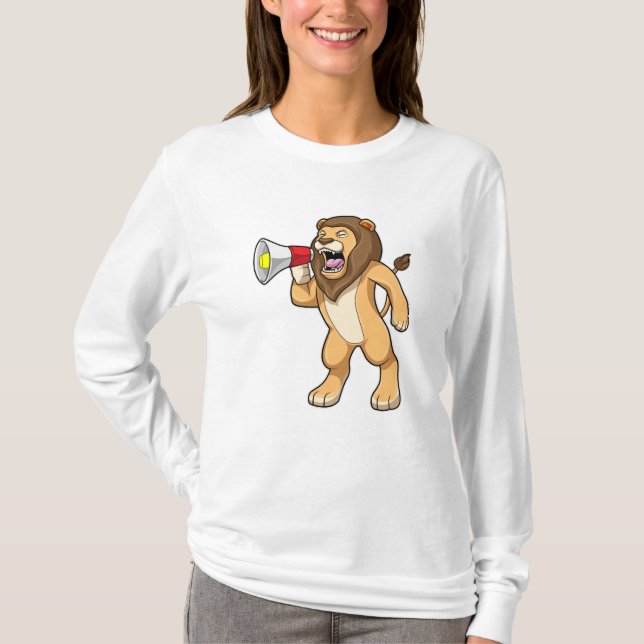 Camiseta Leão com microfone (Frente)