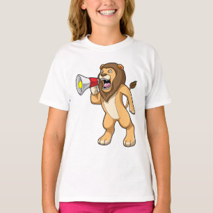Camiseta Leão com microfone