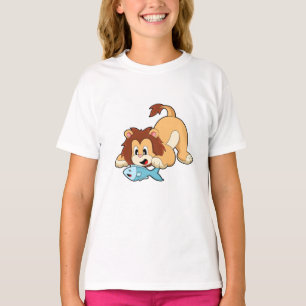 Camiseta Leão com Peixe