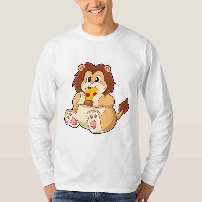 Camiseta Leão com pizza de Salami.PNG (Frente)