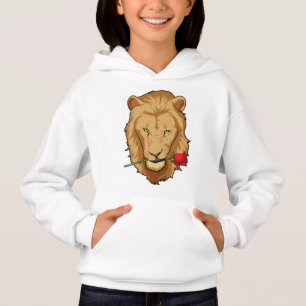 Camiseta Leão com Rosa