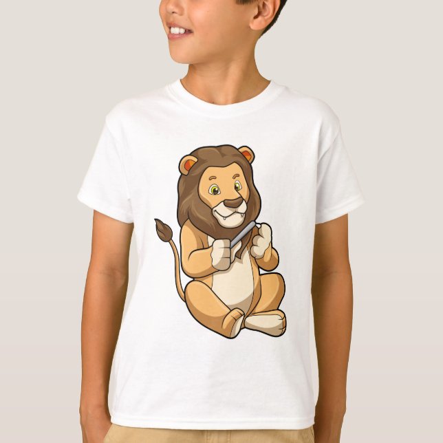Camiseta Leão com setas unhas (Frente)