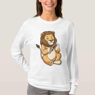 Camiseta Leão com setas unhas