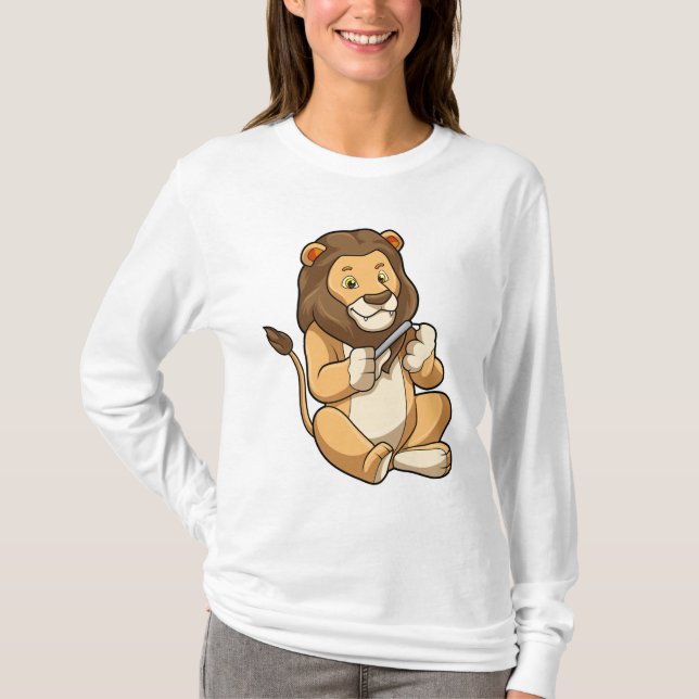 Camiseta Leão com setas unhas (Frente)