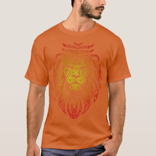 Camiseta Leão com tatuagens tribais