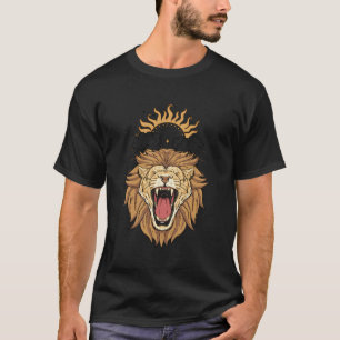 Camiseta Leão Comendo O Sol Renascença Alquimia Medieval G