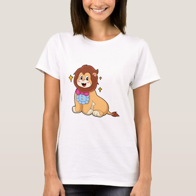 Camiseta Leão como cavalheiro com Tie.PNG (Frente)