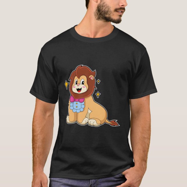 Camiseta Leão como cavalheiro com Tie.PNG (Frente)