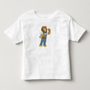 Camiseta Leão como chave de fenda Handyman