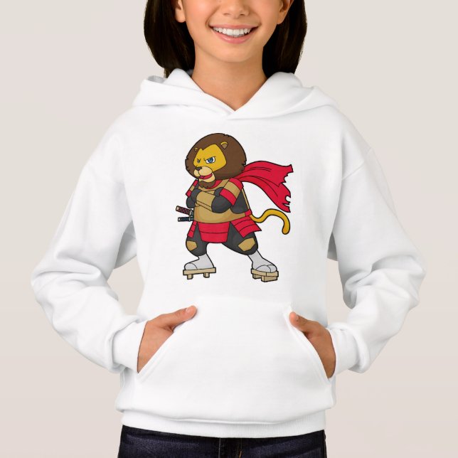 Camiseta Leão como guerreiro com Cabo (Frente)