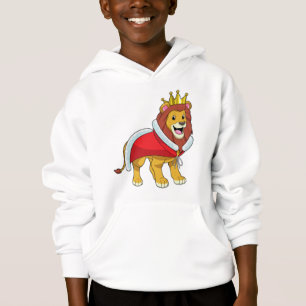 Camiseta Leão como Rei com Coroa e Cabo