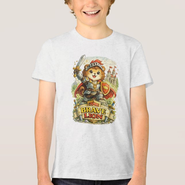 Camiseta Leão Corajoso (Frente)