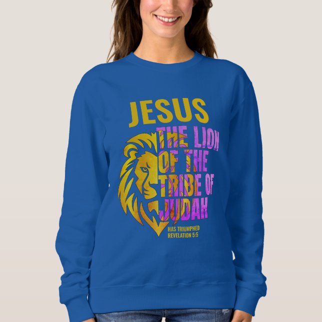 Camiseta Leão Cristão da Tribo de Judah JESUS (Frente)
