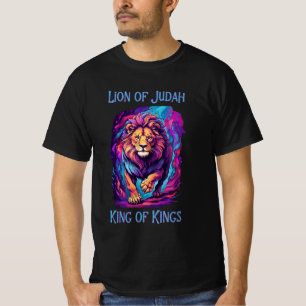 Camiseta Leão Cristão de Judah Jesus Faith Art