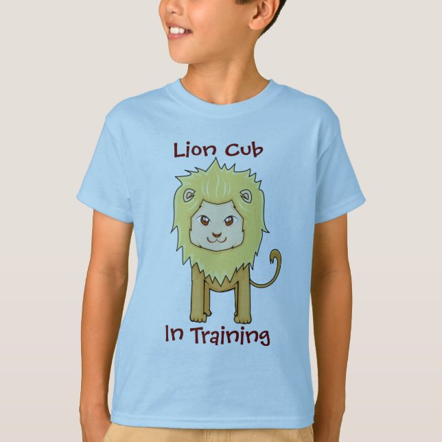 Camiseta Leão Cub em miúdos do treinamento (Frente)