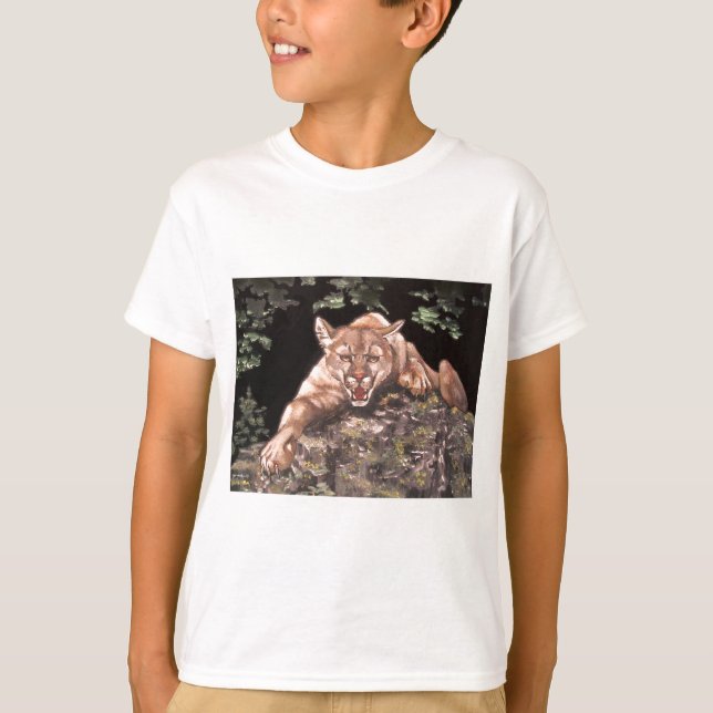 Camiseta Leão-da-montanha-americano (Frente)