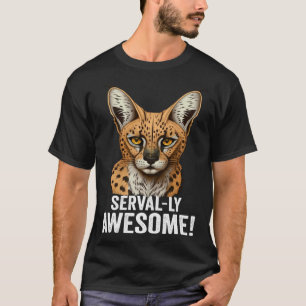 Camiseta Leão da Montanha Ohio Gato Selvagem Amiry Serval