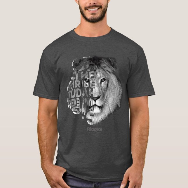 Camiseta Leão da tribo de Judá Apocalipse 55 (Frente)