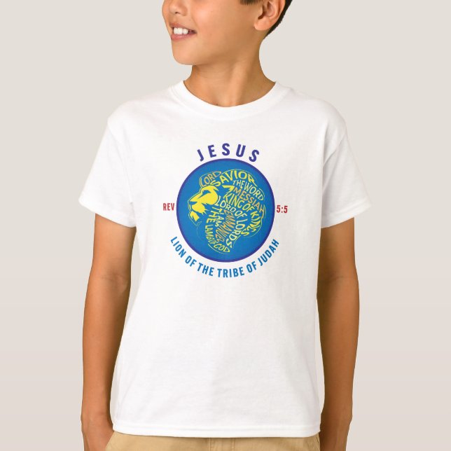 Camiseta Leão da Tribo de Judah (Frente)