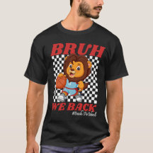 Leão de Basquetebol Fofo BRUH WE BACK De Volta às 