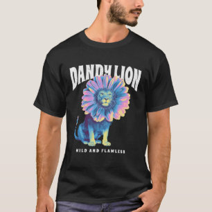 Camiseta Leão de Dandy selvagem e sem falhas