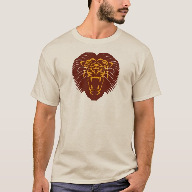 Camiseta leão de encorajamento (Frente)
