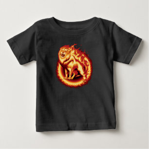 Camiseta Leão de incêndio itinerante