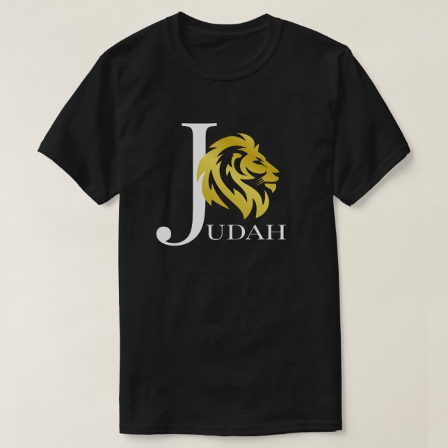 Camiseta Leão de Judah Christian Jesus Religião (Frente do Design)