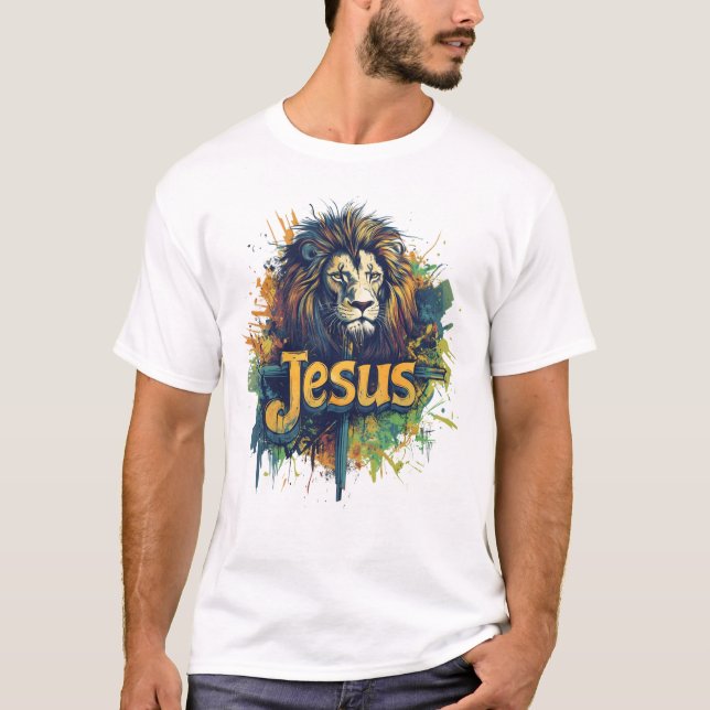 Camiseta Leão de Judah: Fé da Rua (Frente)