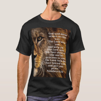 Camiseta Leão de Judah Jesus Revelação Bíblia Verse