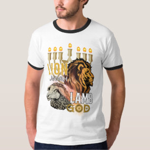 Camiseta Leão de Judah Lamb do Dedo dos Homens