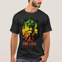 Camiseta Leão de Judah One Love Rastafari