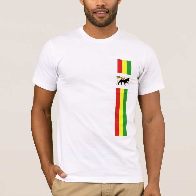 Camiseta Leão De Judah - Rasta (Frente)