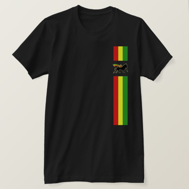 Camiseta Leão De Judah - Rasta (Frente do Design)