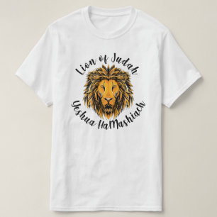 Camiseta Leão de Judah Yeshua HaMashiach Savior