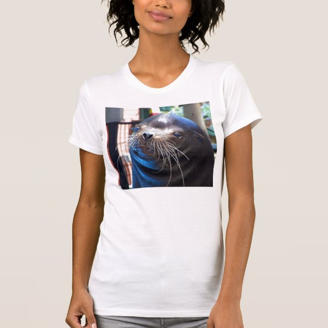 Camiseta Leão de mar doce (Frente)