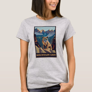 Camiseta Leão de montanha