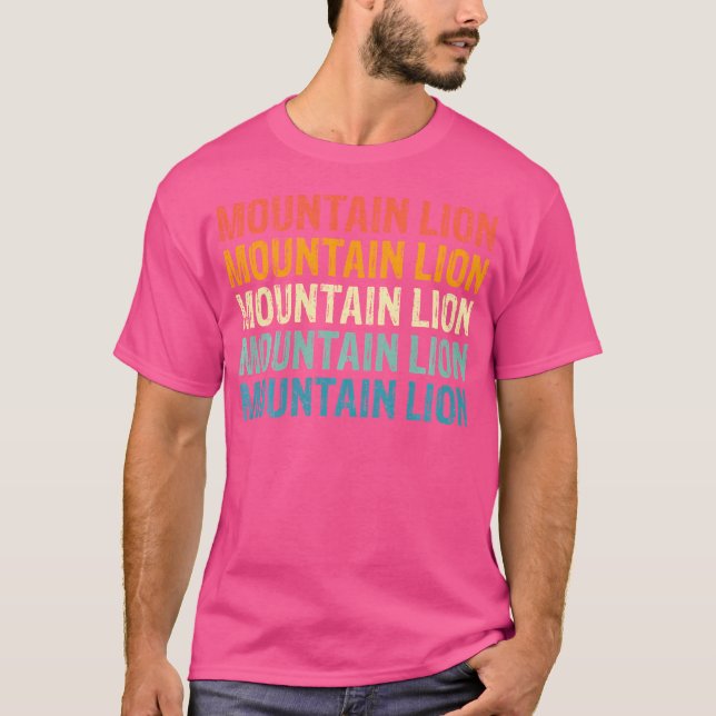Camiseta Leão de montanha (Frente)