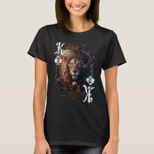 Camiseta Leão de Sinal Zodiac Leo, Roupa do Leitor Poker