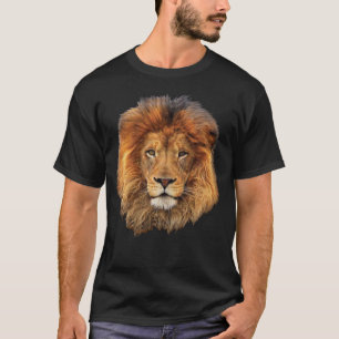 Camiseta Leão de vida selvagem da África