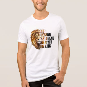 Camiseta Leão dia de os pais
