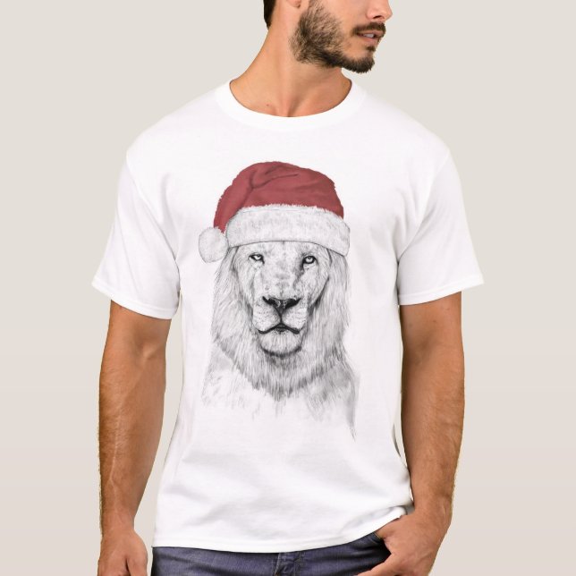 Camiseta Leão do papai noel (Frente)