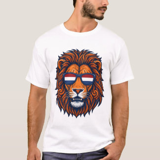 Camiseta Leão dos Países Baixos Bandeira Holandesa Holanda