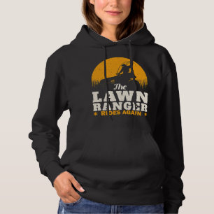 Camiseta Leão Engraçado Mower Cowboy Lawn Ranger Yard Work