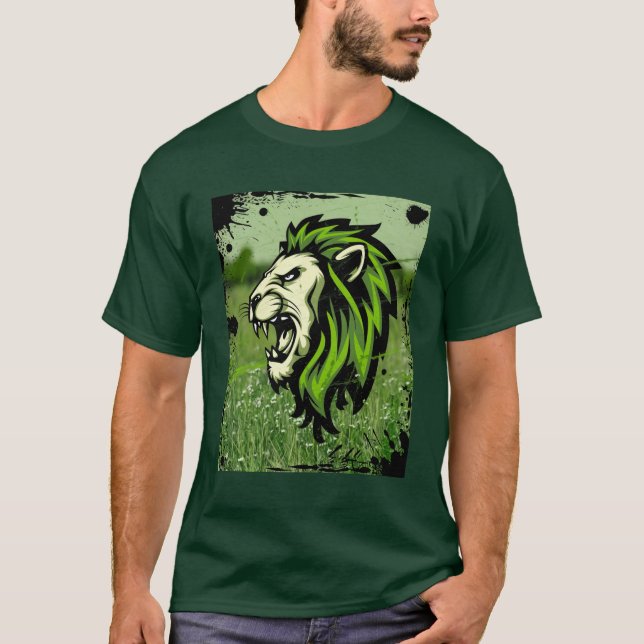 Camiseta Leão estilizado (Frente)