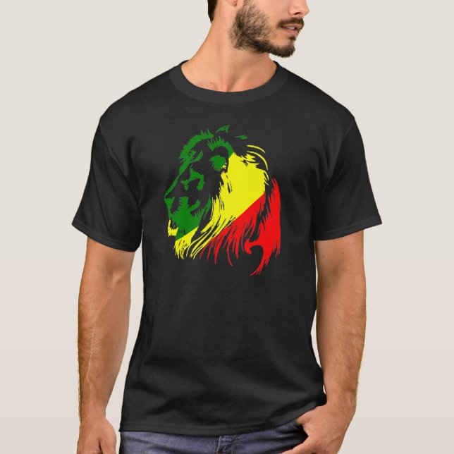 Camiseta LEÃO ESTILO Jamaican (Frente)