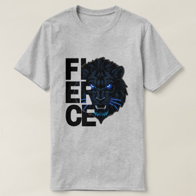 Camiseta Leão feroz (Frente do Design)